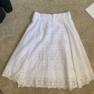 Zara white floral skirt - never worn!